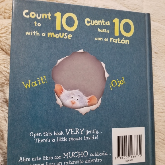 2 hardcover English & Spanish books -  Rudas and Count to 10 with a Mouse - Picture 8 of 8